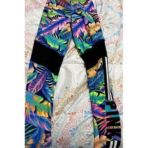 VS PINK Ultimate High Waist Tropical Mesh Leggings